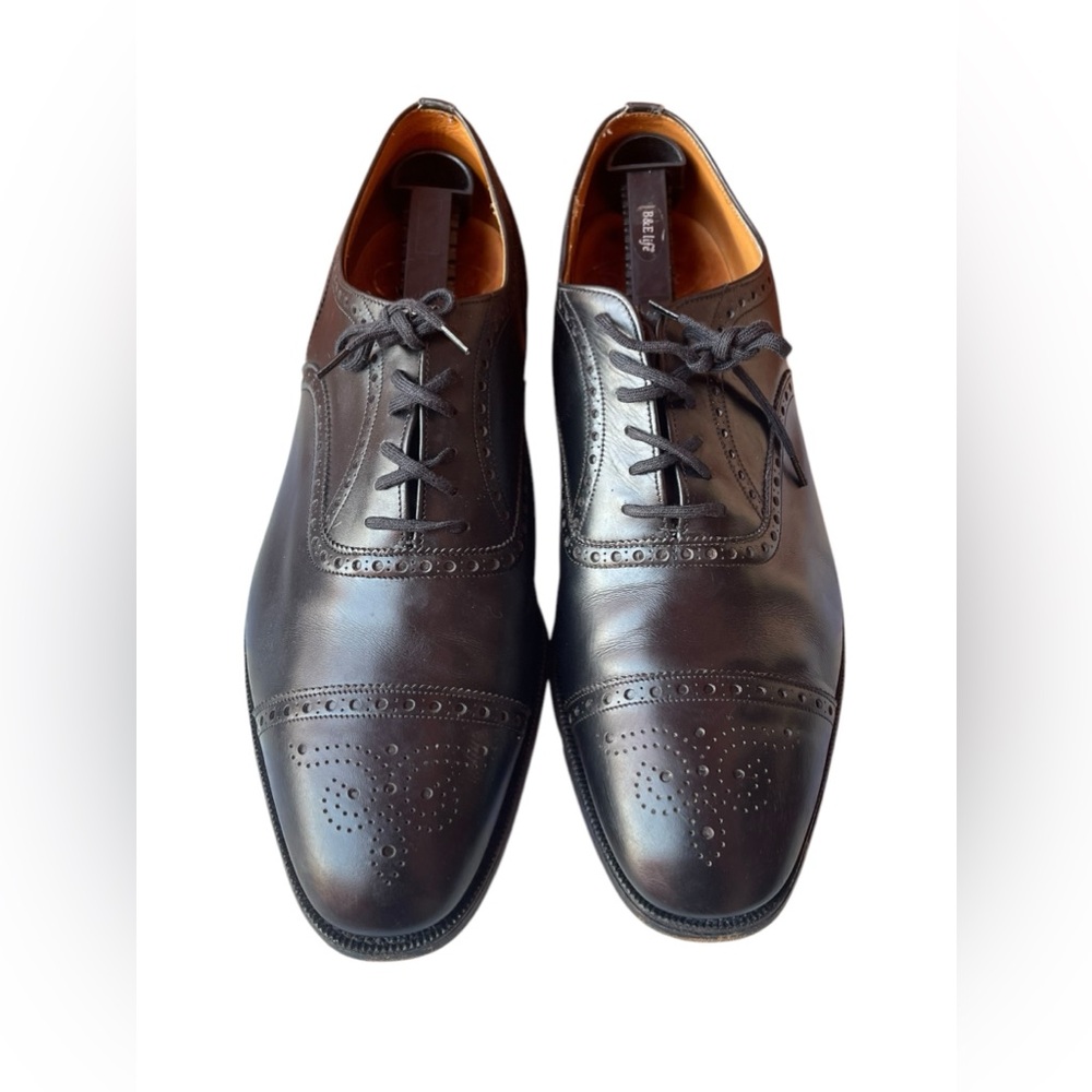 Church's Diplomat Custom Grade Men Black Semi Brogue Cap Toe Oxford UK10.5 US11